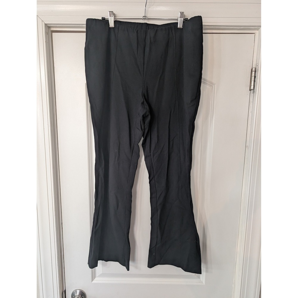J. Jill Ponte‎ Barely Boot Cut Pants Black Petite large